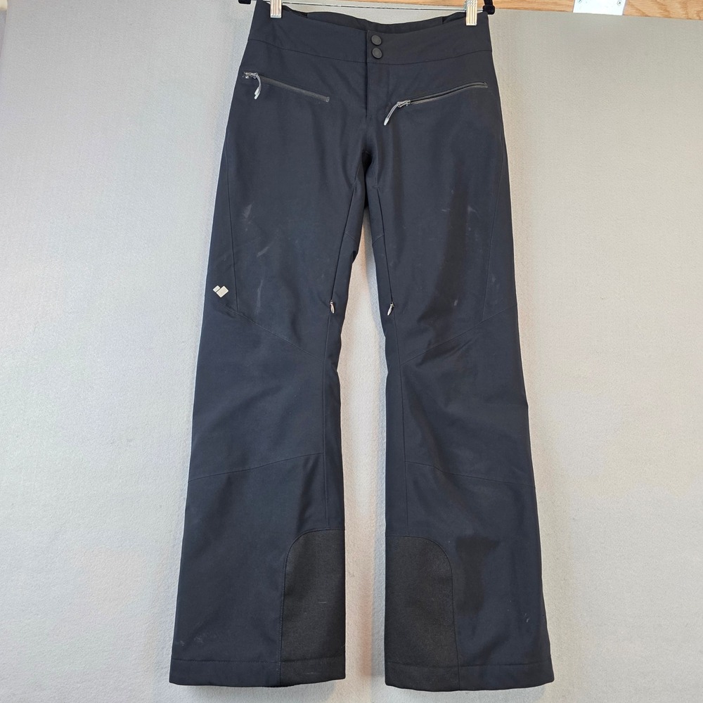 Obermeyer Womens 4 Black 3M Thinsulate Stretch Ski Snowboard Pants Ankle Zip